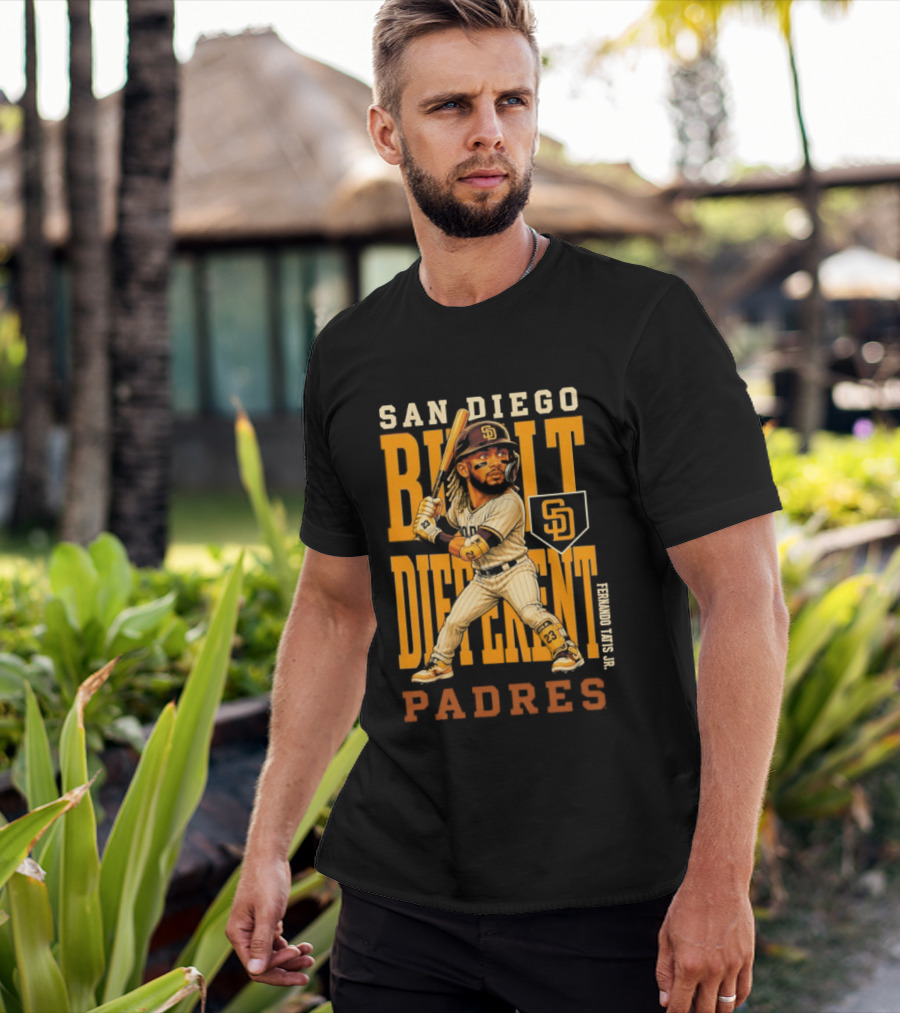 San Diego Built Different Padres Fernando Tatis Jr. 2026 MLB Season T-Shirt