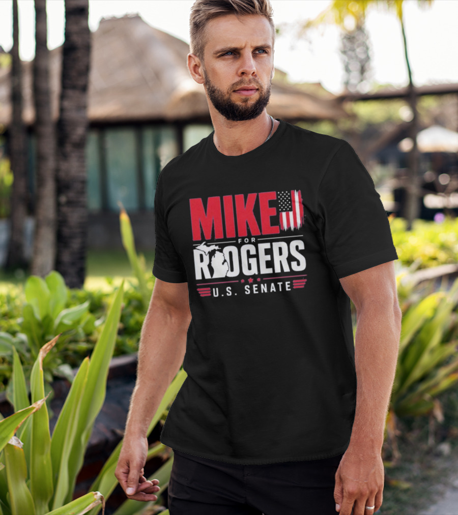 Mike Rogers U.S. Senate Campaign American Flag T-Shirt