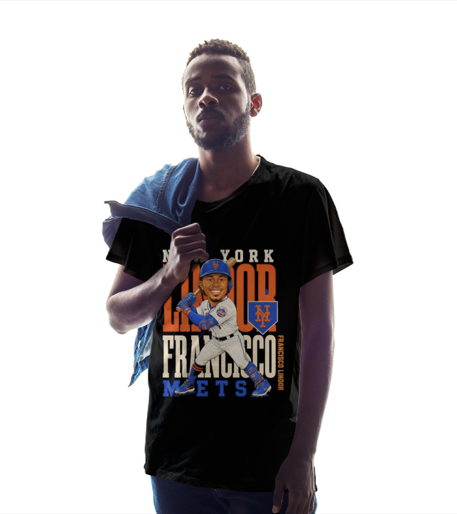 New York Mets Francisco Lindor Character 2026 MLB Season T-Shirt