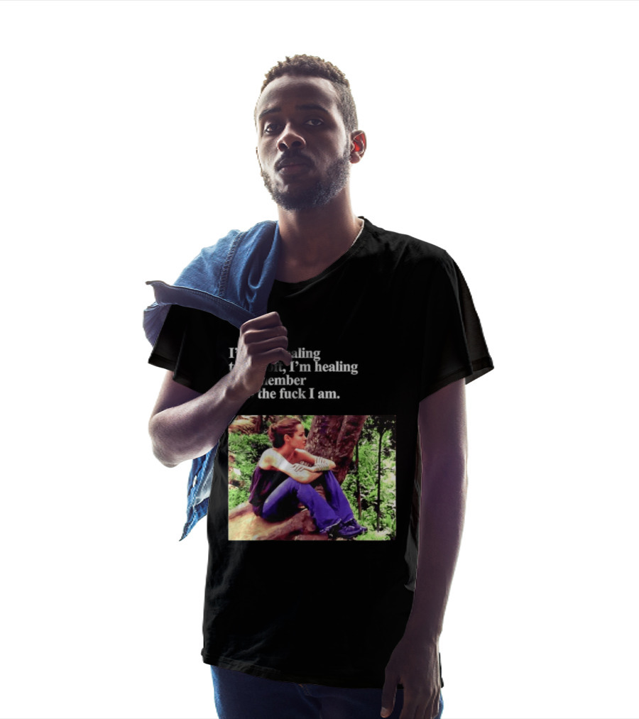 Angelina Jolie I'm Not Healing To Be Soft I'm Healing To Remember Who I Am T-Shirt