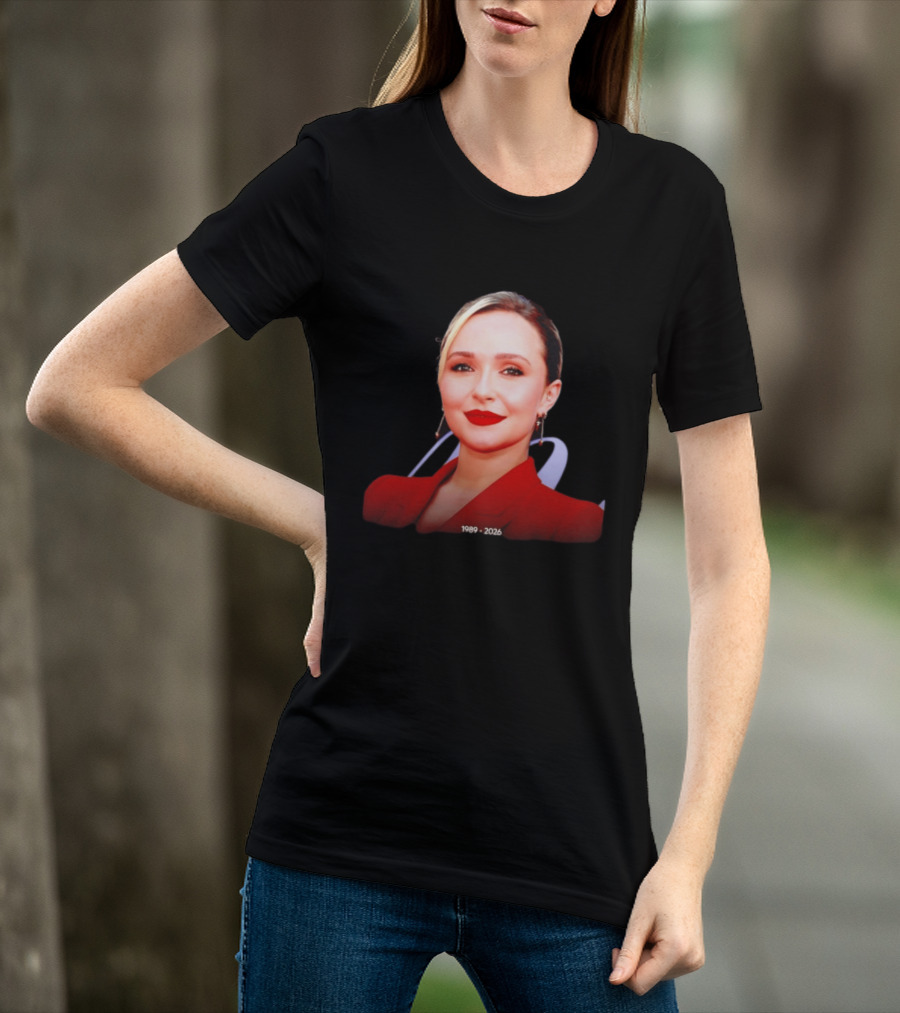 In Memory Of Hayden Panettiere 1989 2026 T-Shirt