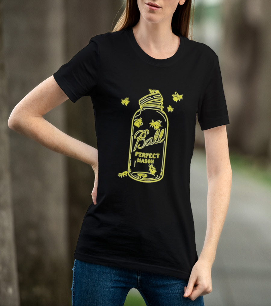 Ball Perfect Mason Jar Firefly Glow T-Shirt