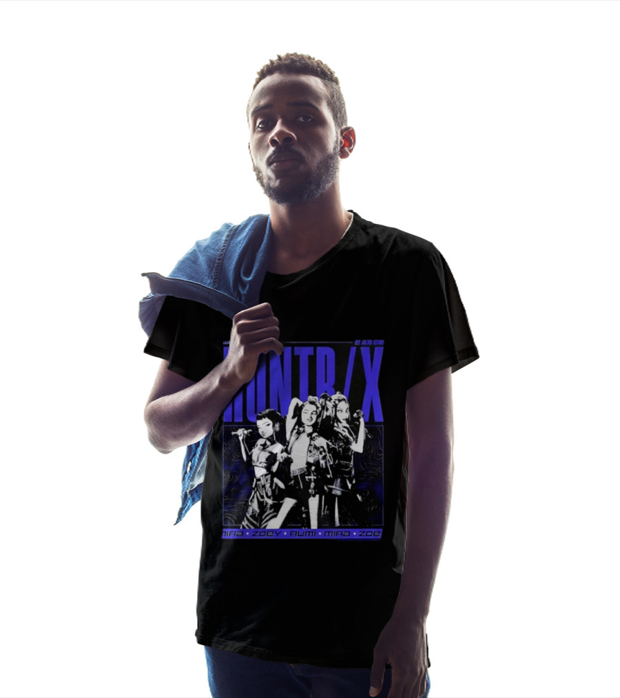 HUNT X World Tour Nira Zoey Rumi Mira Zoe Blue T-Shirt