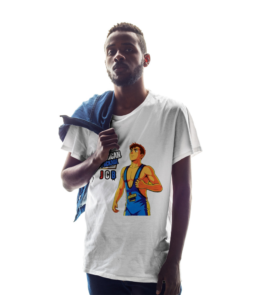All American Package JCB Anime Wrestler T-Shirt