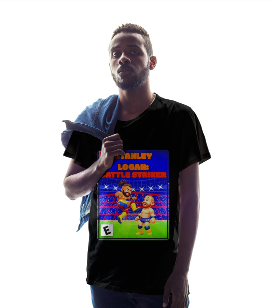 Stanley Logan Battle Striker Wrestling Game Cover T-Shirt
