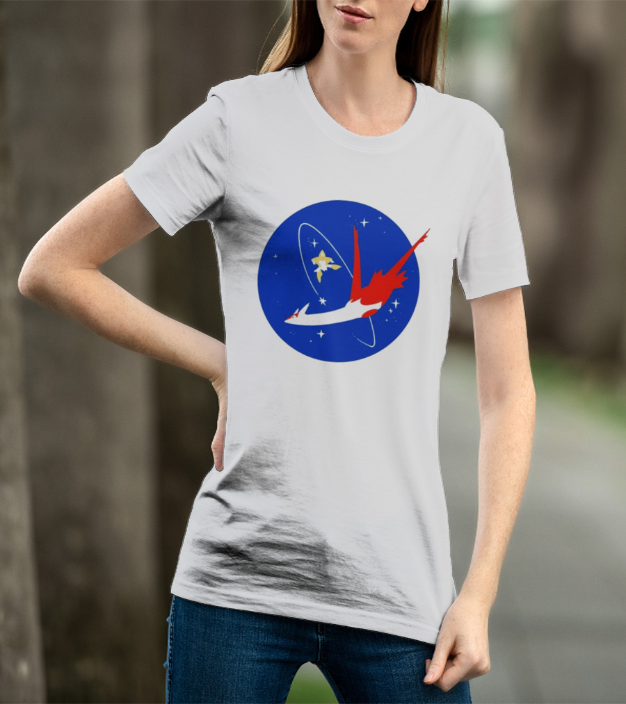 Latias Jirachi Cosmic Voyage In Space T-Shirt