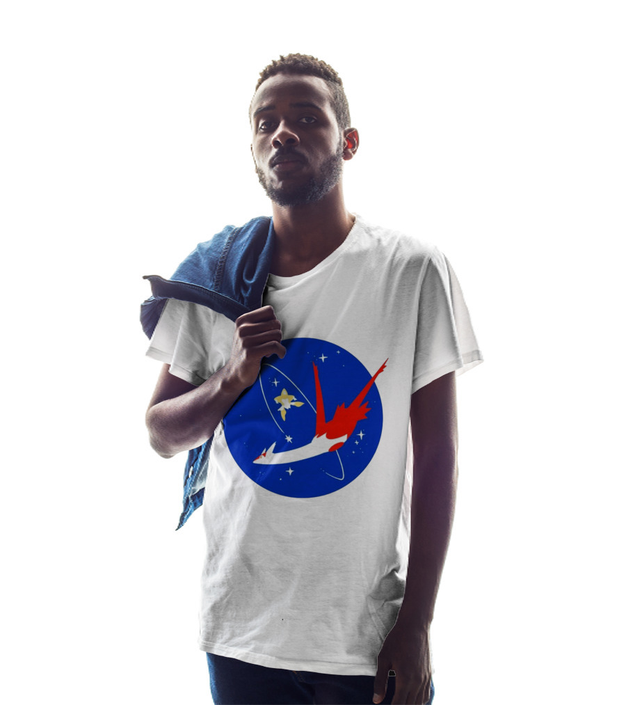 Latias Jirachi Cosmic Voyage In Space T-Shirt