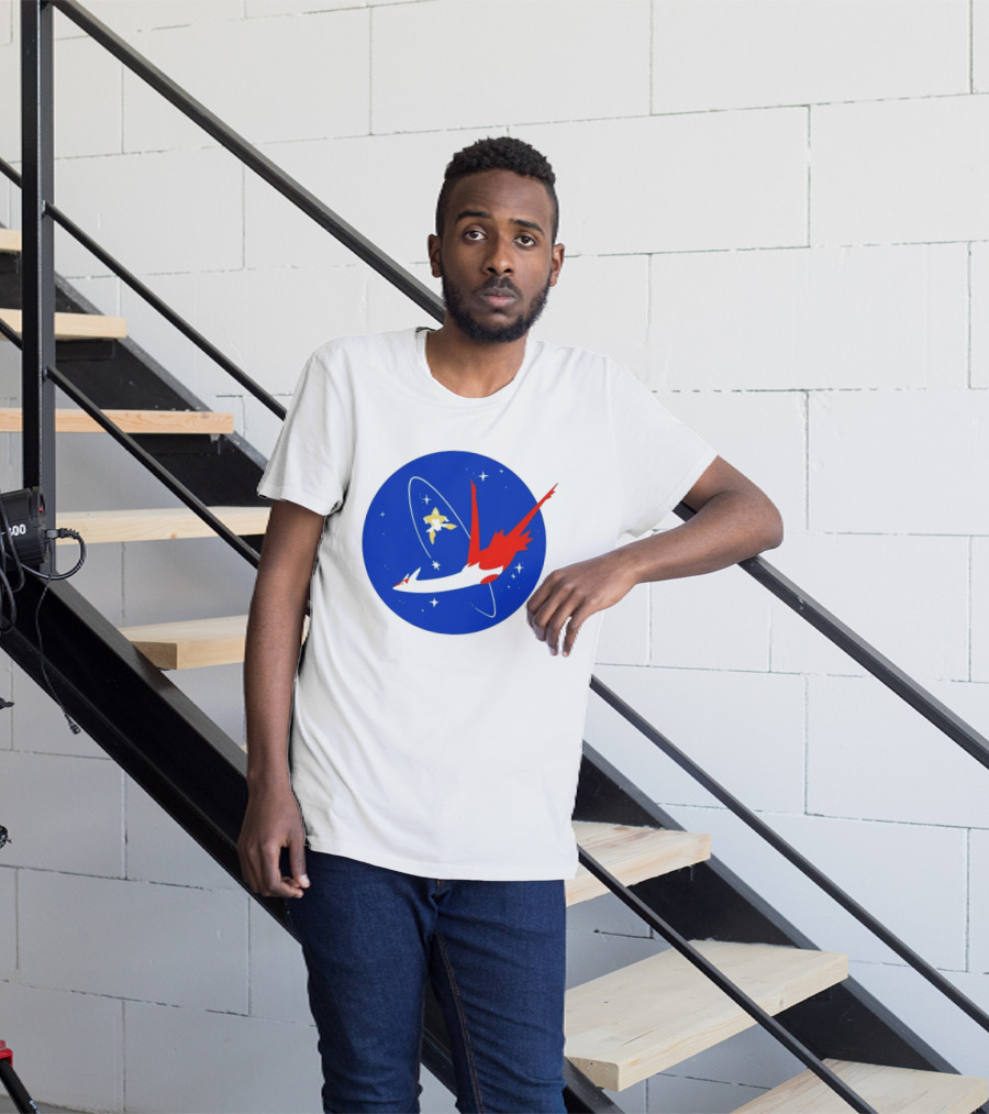 Latias Jirachi Cosmic Voyage In Space T-Shirt