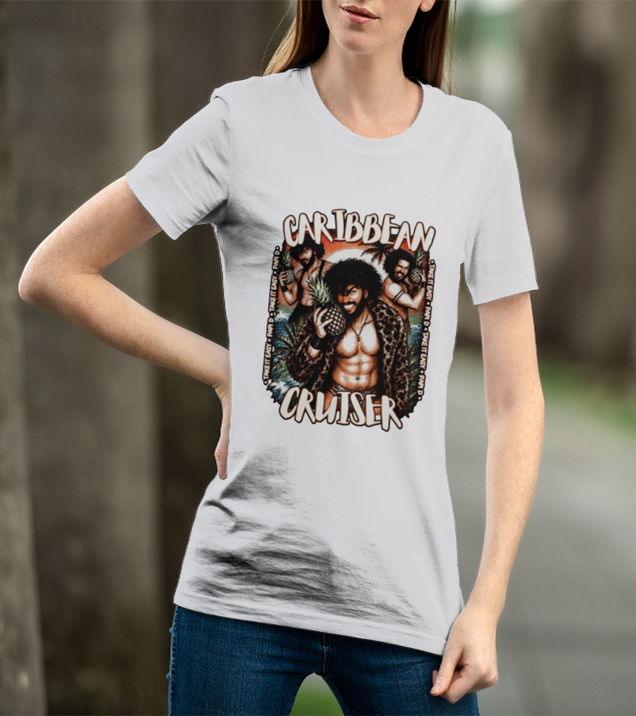 Caribbean Cruiser Papi D Take It Easy Pineapple T-Shirt