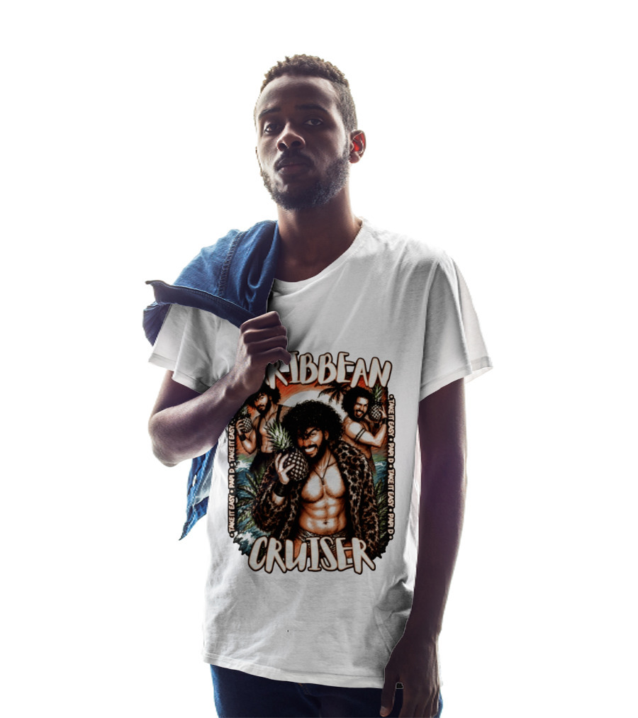Caribbean Cruiser Papi D Take It Easy Pineapple T-Shirt