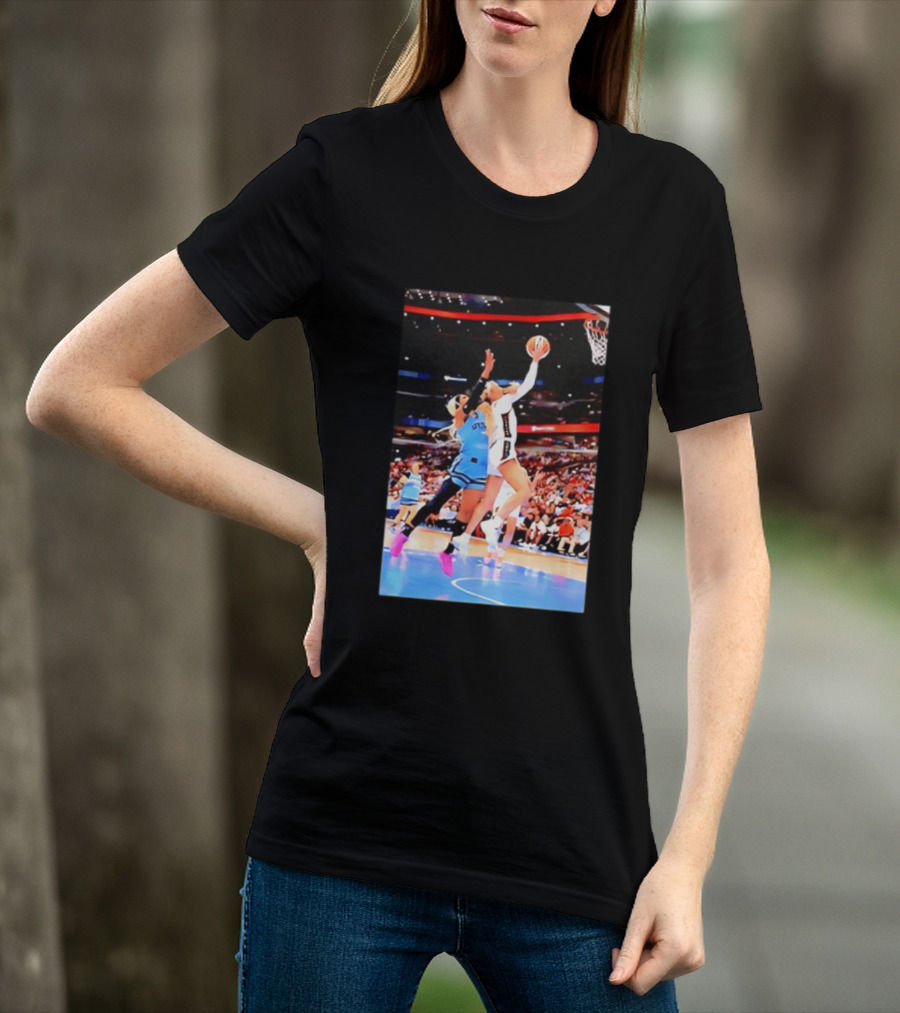 Caitlin Clark Indiana Fever Gameplay Action WNBA Basketball Competition T-Shirt