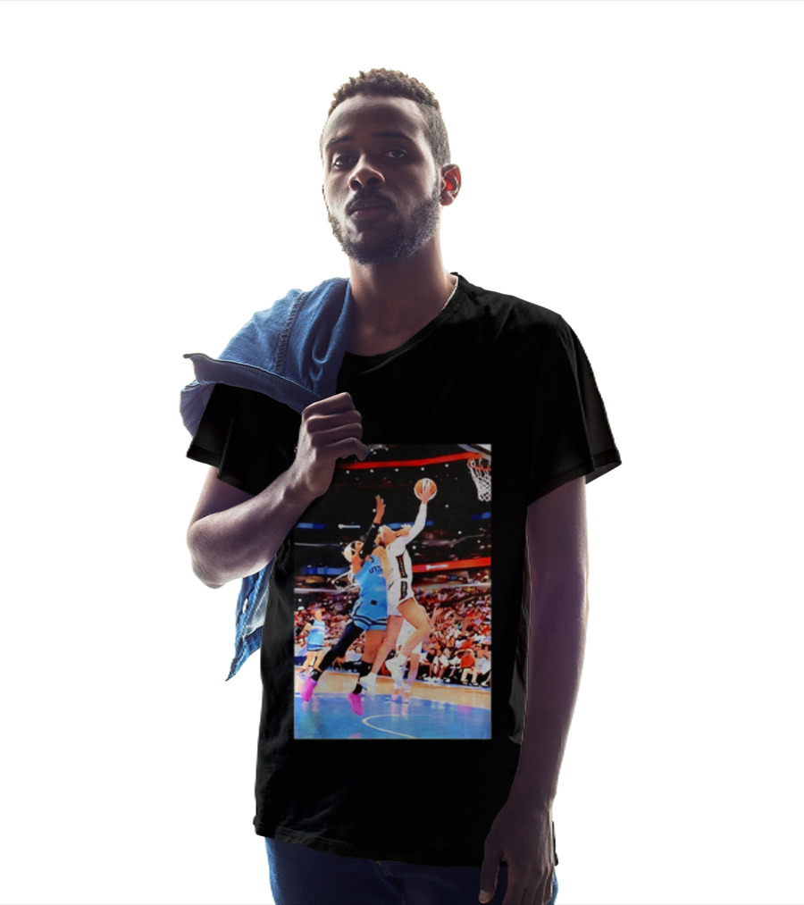 Caitlin Clark Indiana Fever Gameplay Action WNBA Basketball Competition T-Shirt