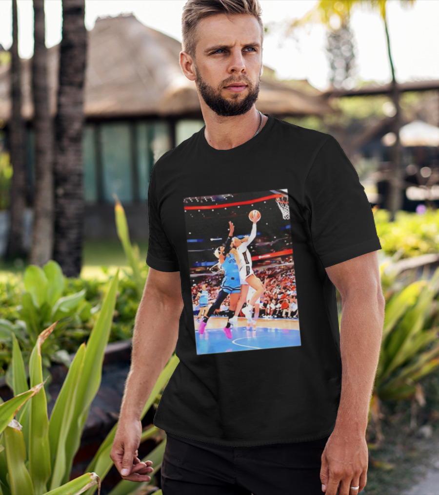 Caitlin Clark Indiana Fever Gameplay Action WNBA Basketball Competition T-Shirt