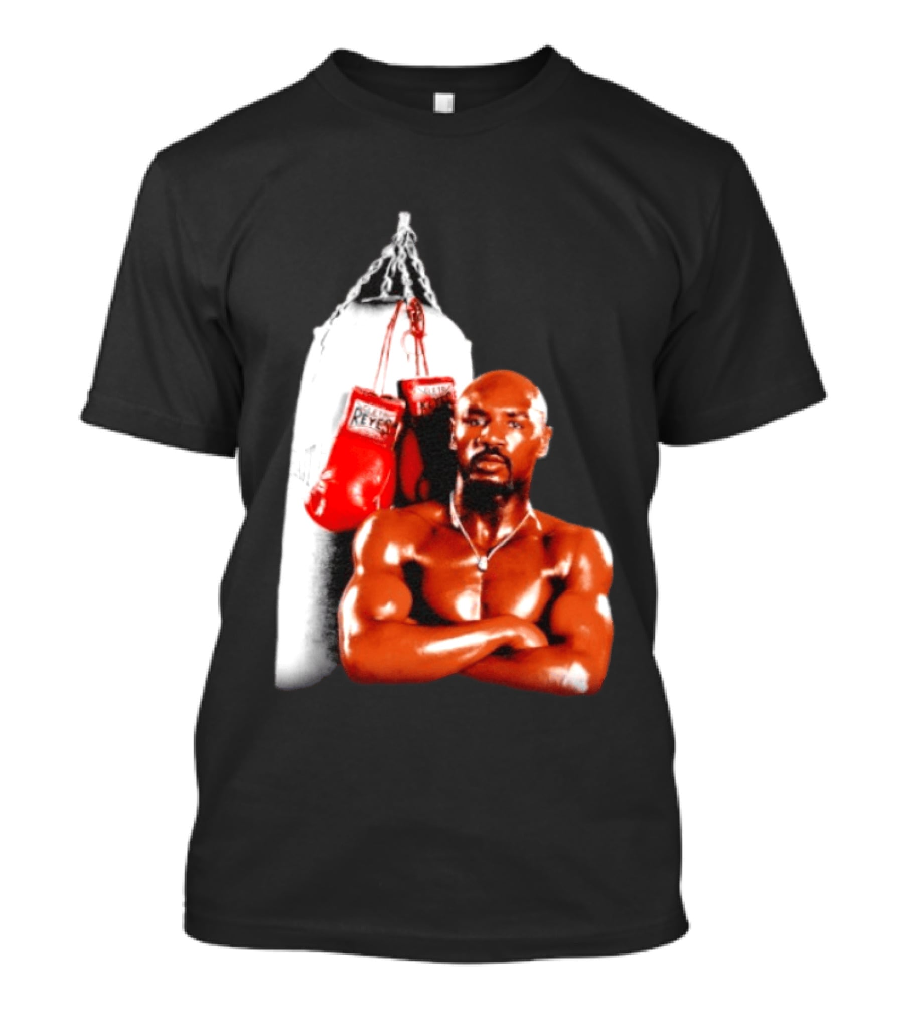 Marvelous Marvin Hagler With Cleto Reyes Boxing Gloves Iconic Champion T-Shirt