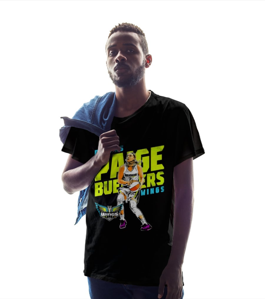 Dallas Wings Paige Bueckers WNBA Basketball Player T-Shirt