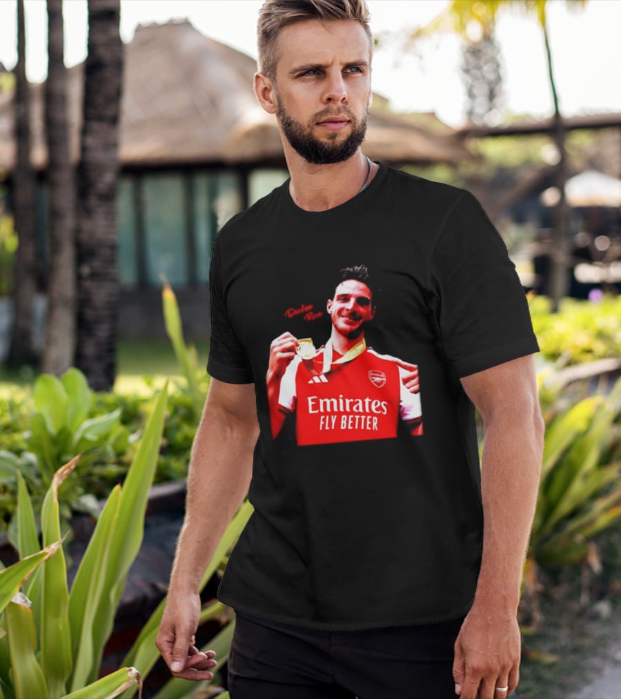 Declan Rice Arsenal Premier League Winner 2026 Emirates Fly Better T-Shirt