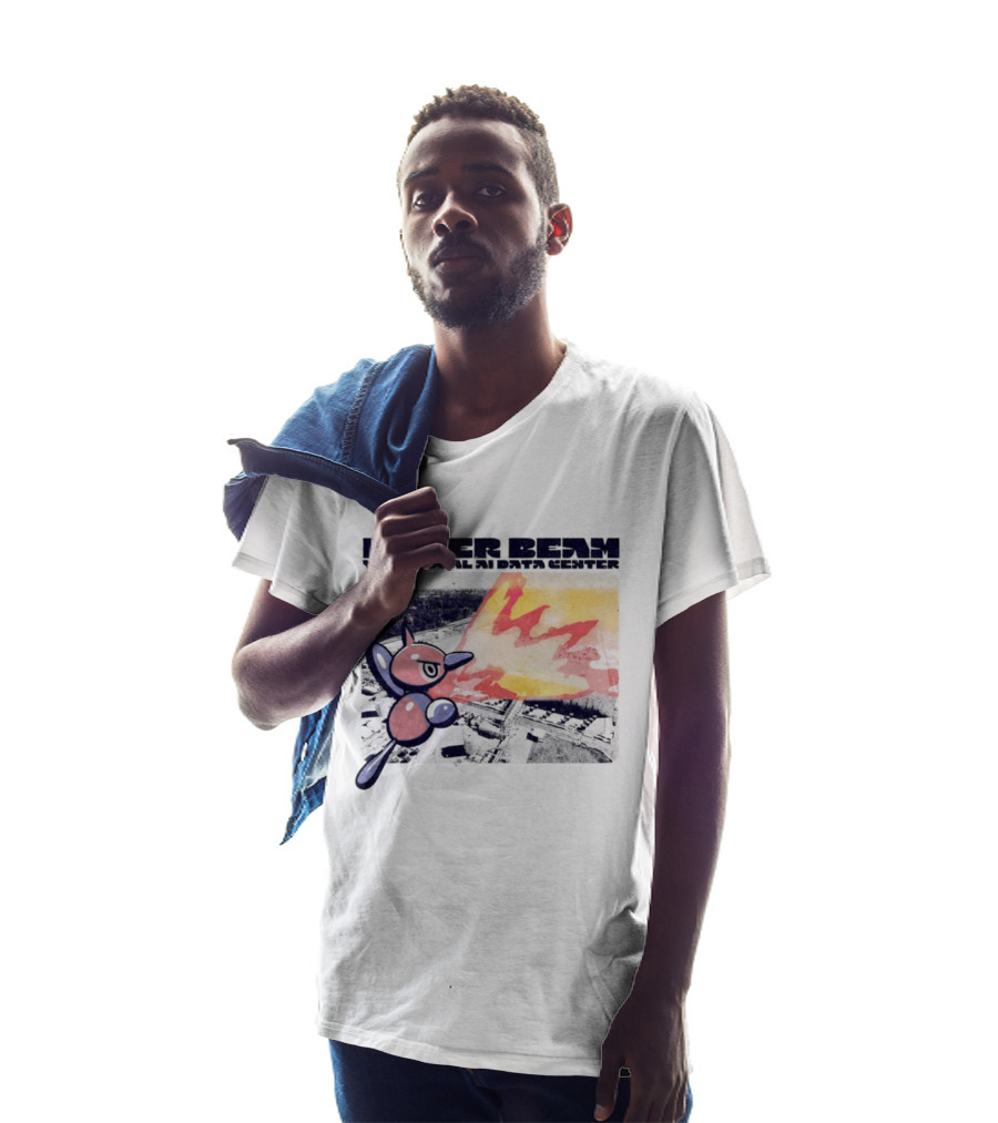 Porygon Hyper Beam Your Local AI Data Center Explosion T-Shirt
