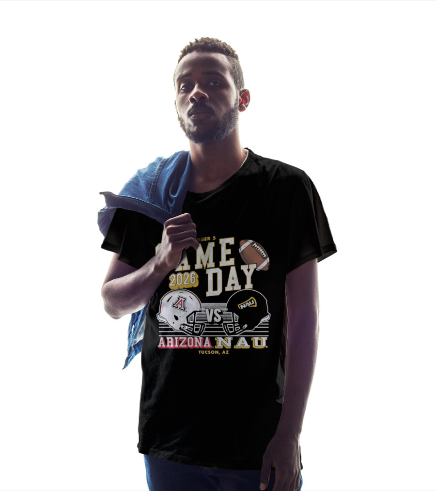 Arizona NAU Game Day September 5 2026 Tucson Helmets Football T-Shirt