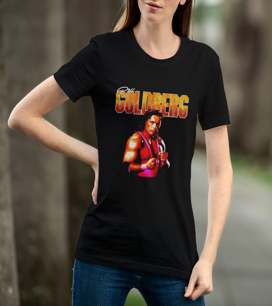 Bill Goldberg Bret Hart Portrait Wrestling Legends T-Shirt