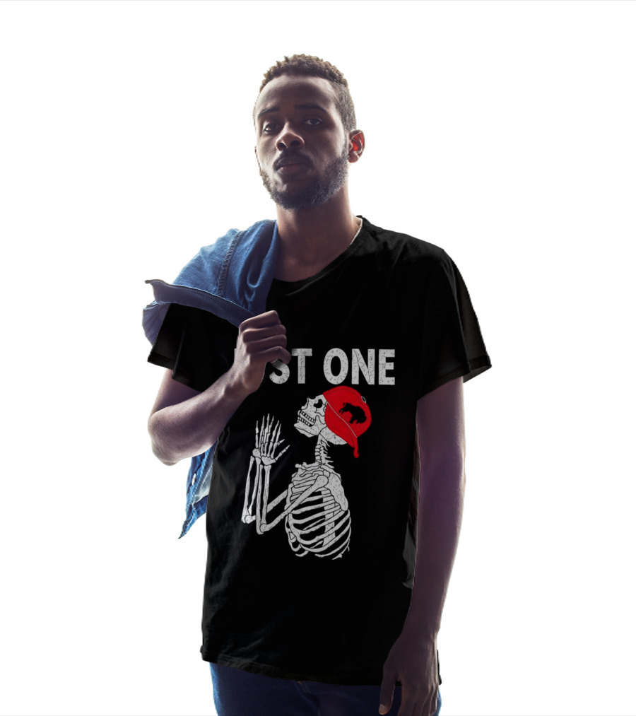 Buffalo Bills Just One Skeleton In Red Cap T-Shirt