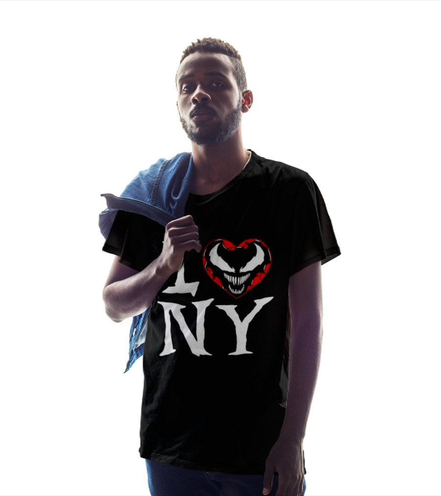 I Love New York Venom Heart Marvel Symbiote T-Shirt