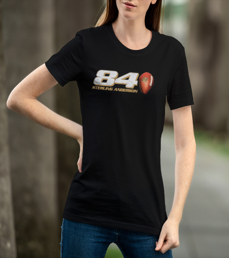 Sterling Anderson 84 Georgia Bulldogs Football T-Shirt