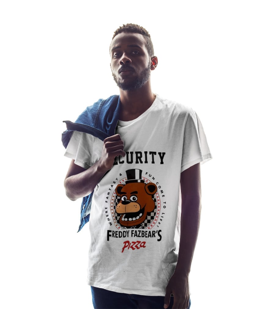Security Freddy Fazbear's Pizza Where Fantasy And Fun Come To Life T-Shirt