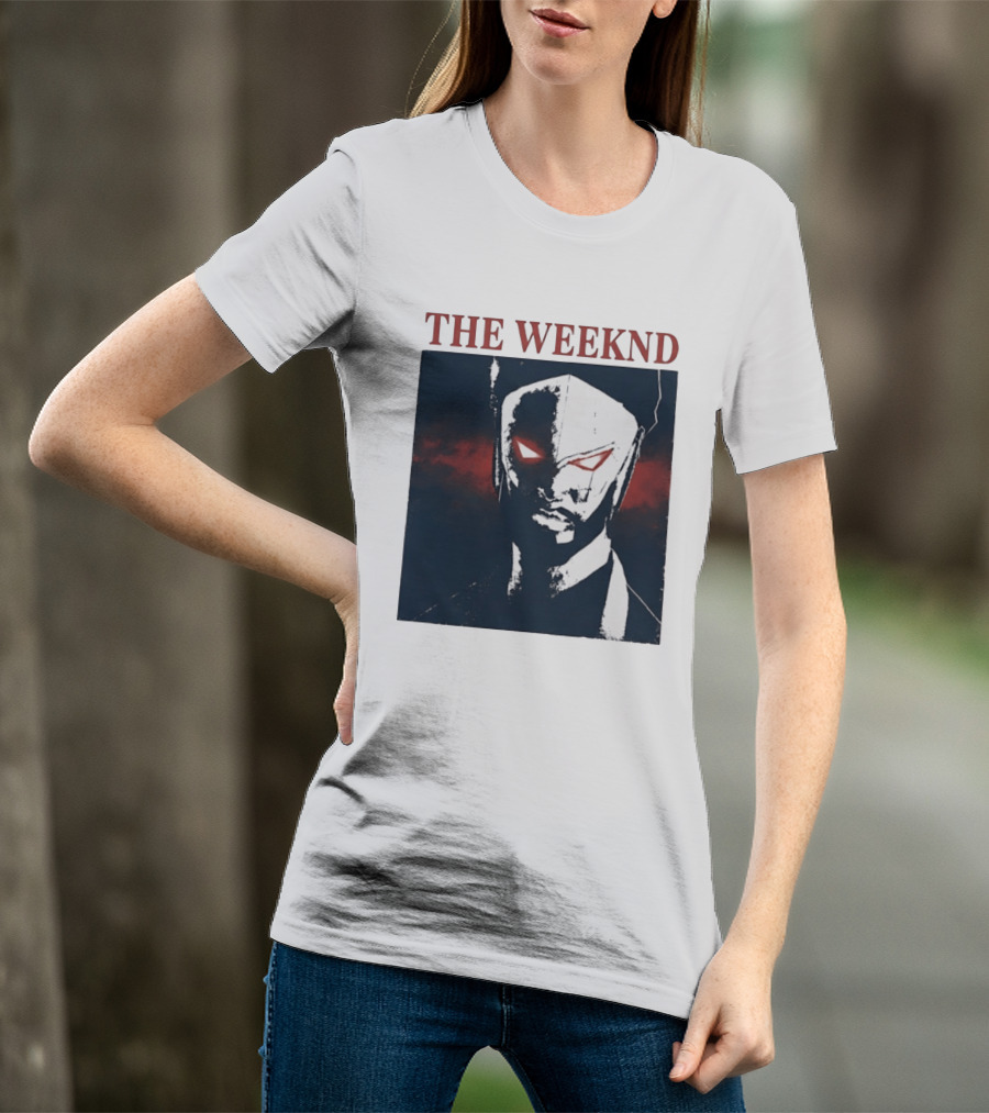 The Weeknd Suda51 Mask Concept Art London August 2026 T-Shirt