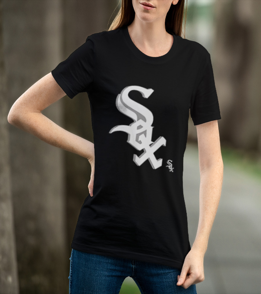Chicago White Sox Cartoon 2 Sided Sox T-Shirt