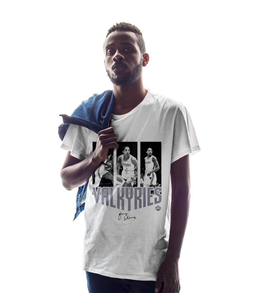 Valkyries Gabby Williams Signature WNBA Player Collage T-Shirt