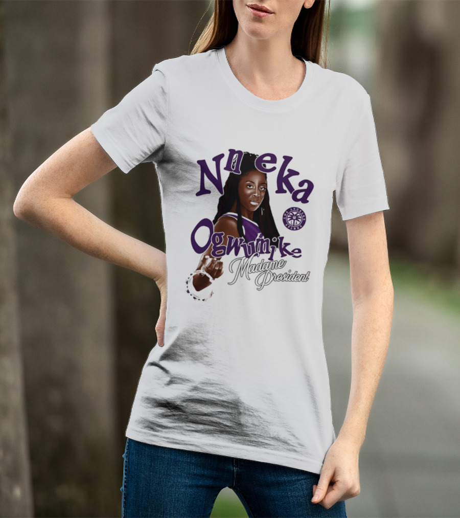 Nneka Ogwumike Madame President Los Angeles Sparks T-Shirt