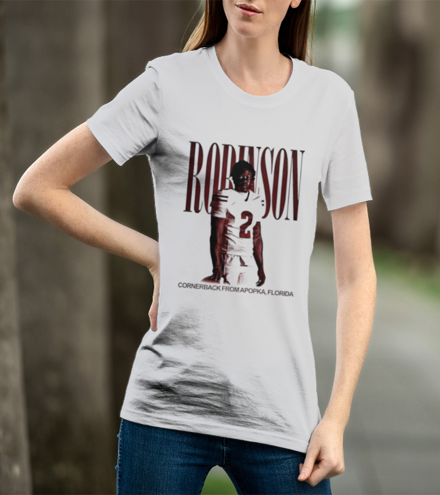 Robinson Football Cornerback From Apopka Florida T-Shirt