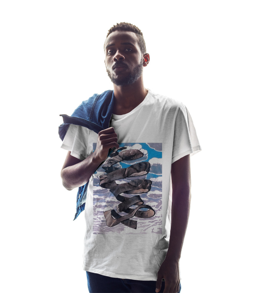 Tom Holland Celestial Ribbon In Cloudscape T-Shirt