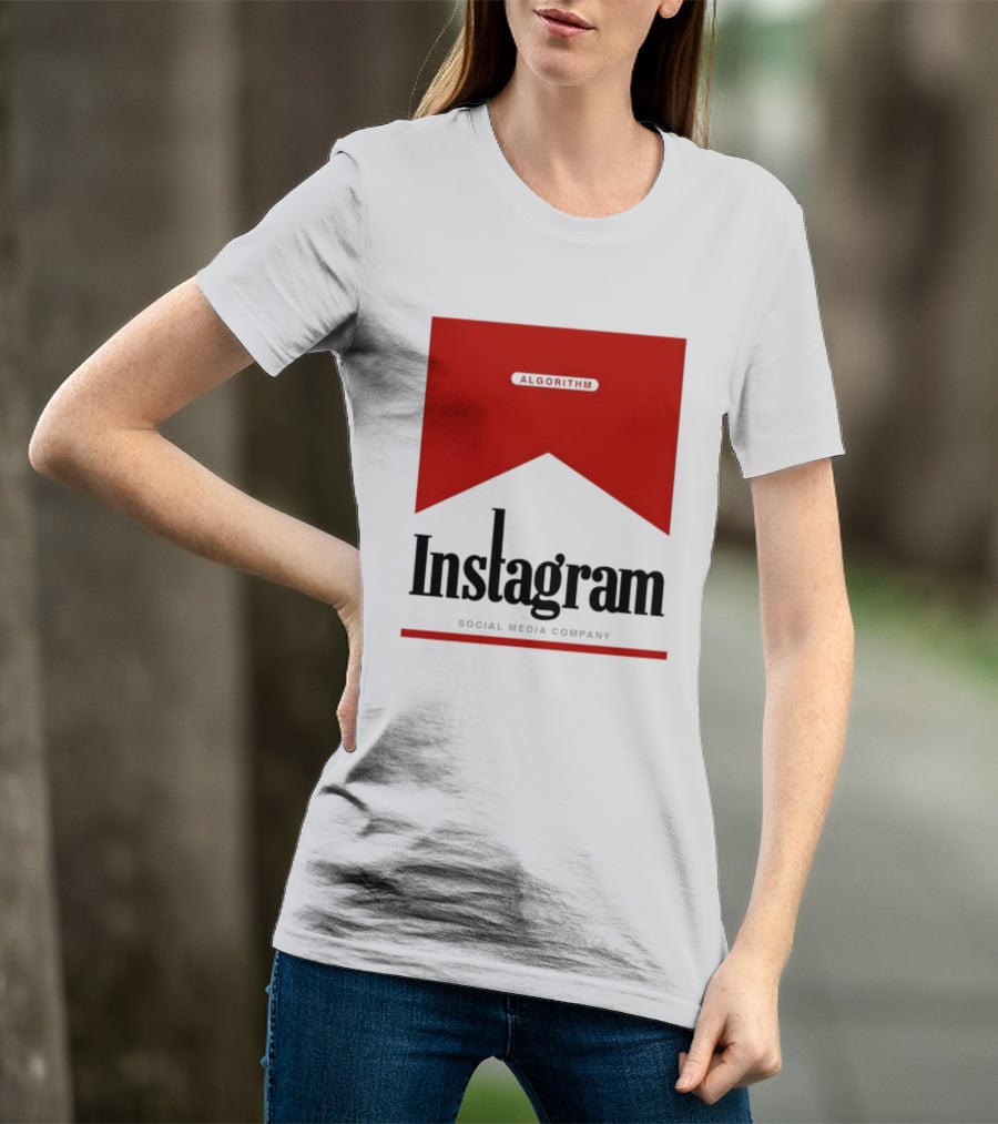 Instagram Social Media Company Algorithm Marlboro T-Shirt