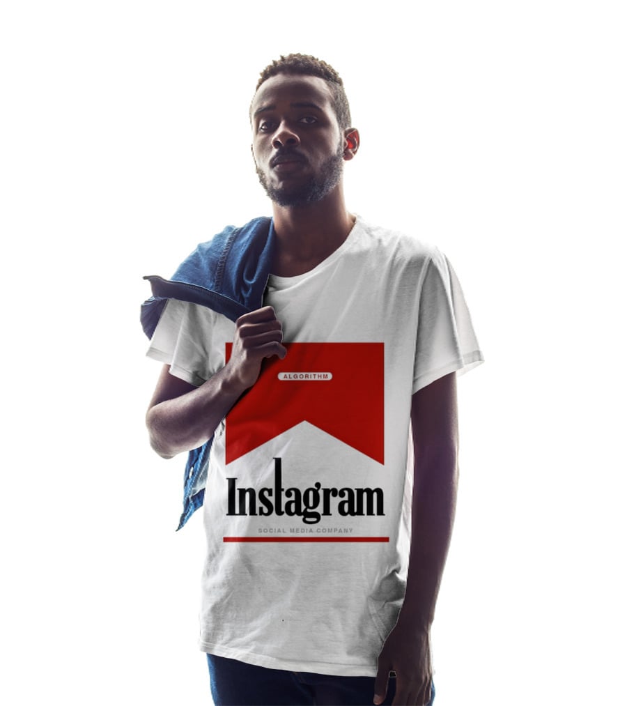 Instagram Social Media Company Algorithm Marlboro T-Shirt