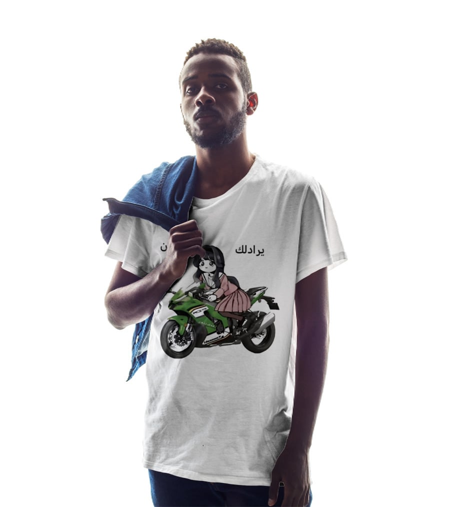 Kawaguri Kaoru Hana Kawasaki Anime Motorcycle Girl YZX 10R T-Shirt