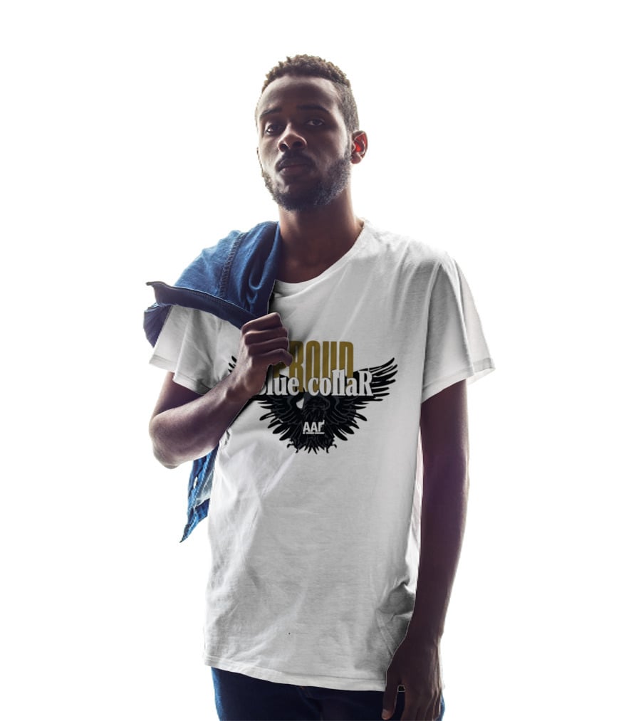 Proud Blue Collar AAF Eagle Worker T-Shirt