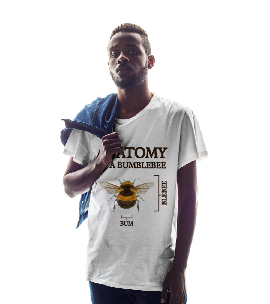 Anatomy Of A Bumblebee Bum Blebee T-Shirt