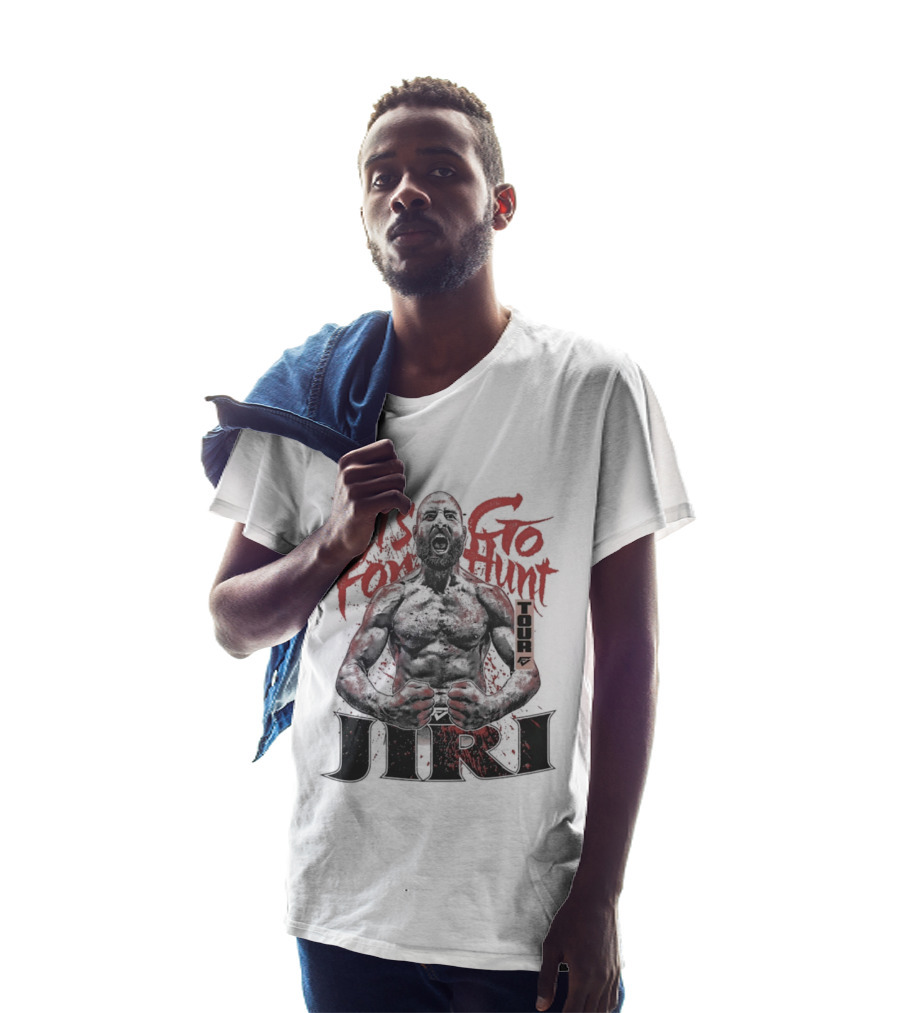 Let's Go For Hunt Jiri Prochazka Text Boxing T-Shirt