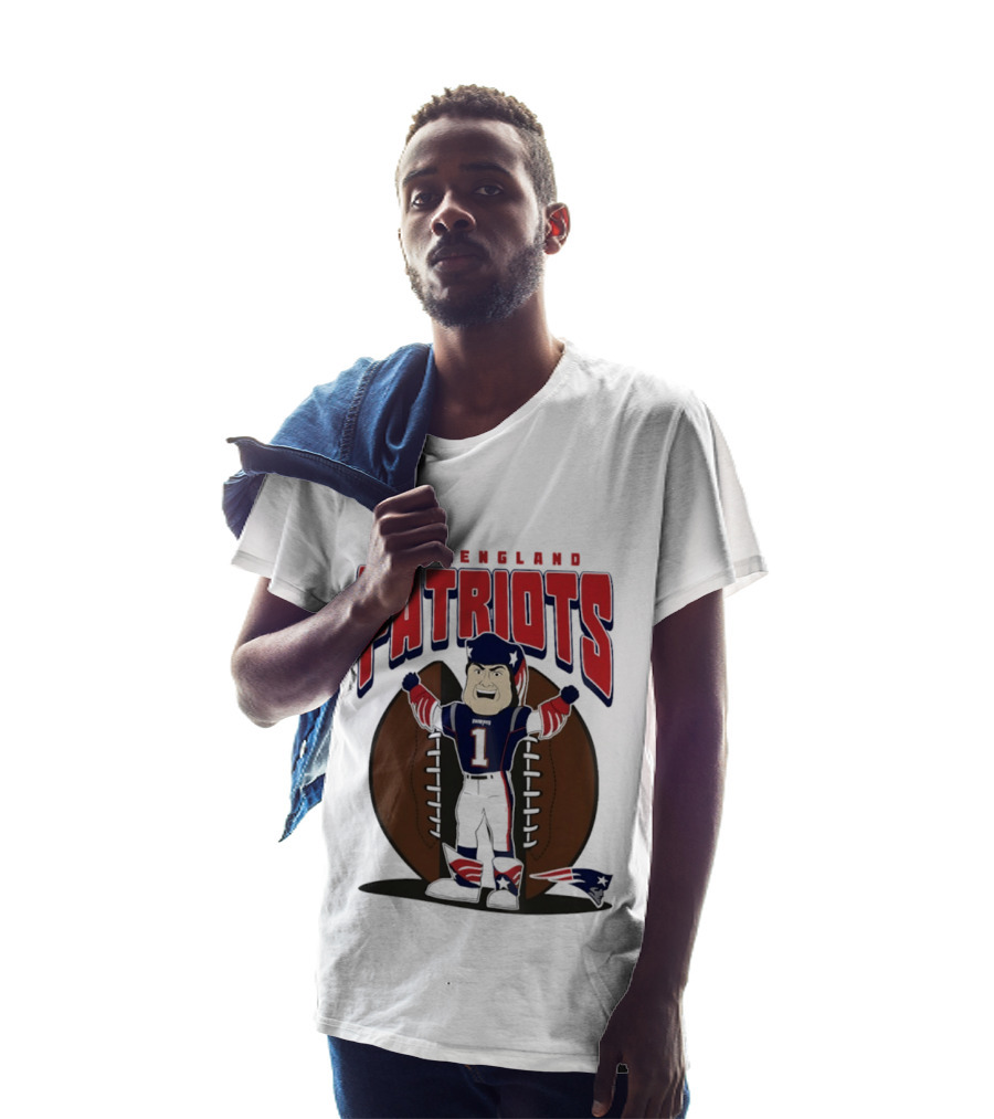 New England Patriots Pat Patriot Mania 2026 Football T-Shirt