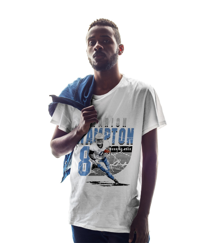 Omarion Hampton 8 Running Back Los Angeles Chargers Football T-Shirt