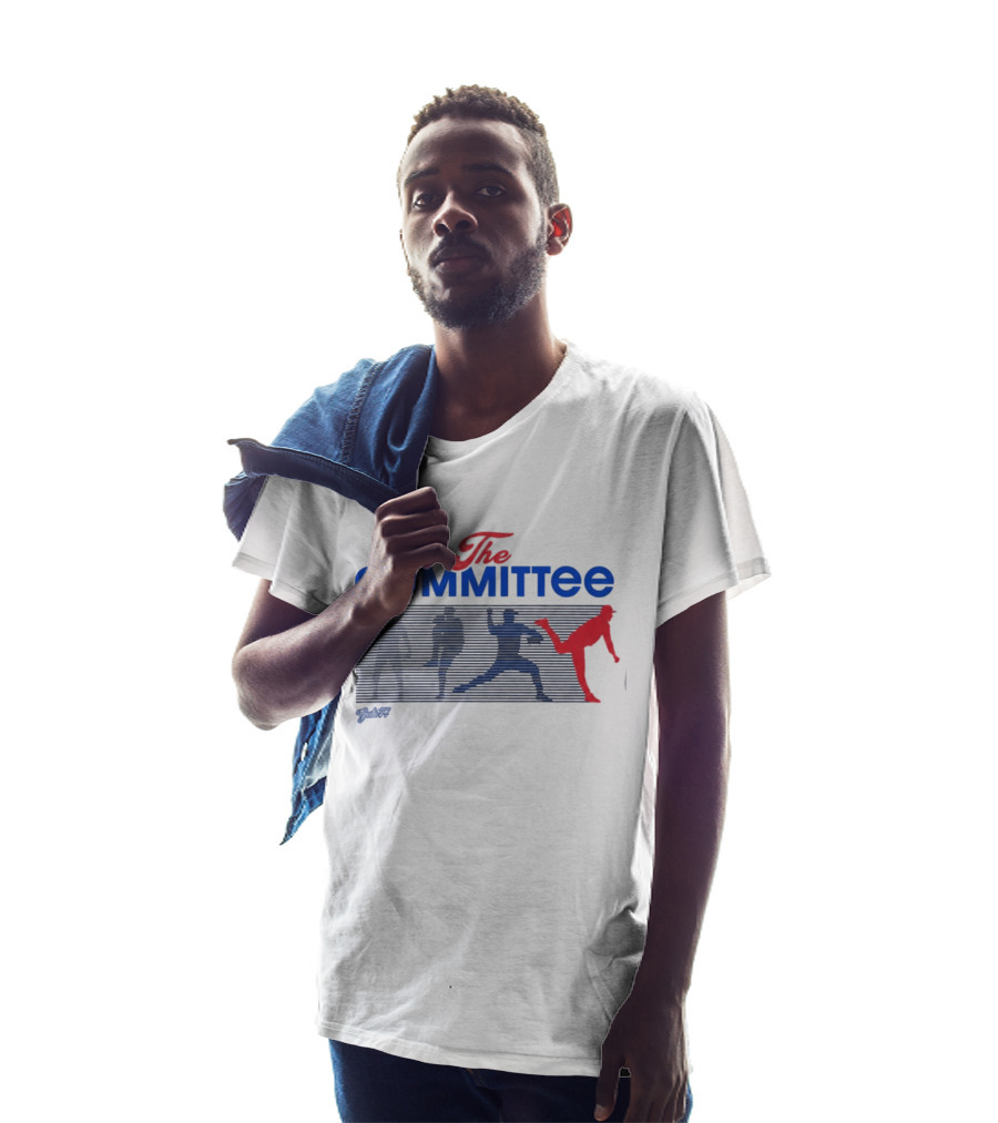 The Committee Gate 14 Podcast Baseball Pitcher Formation T-Shirt