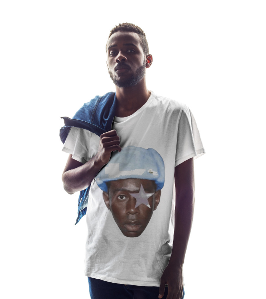 Tyler The Creator Starboy Surreal Blue Hat Star Eye T-Shirt