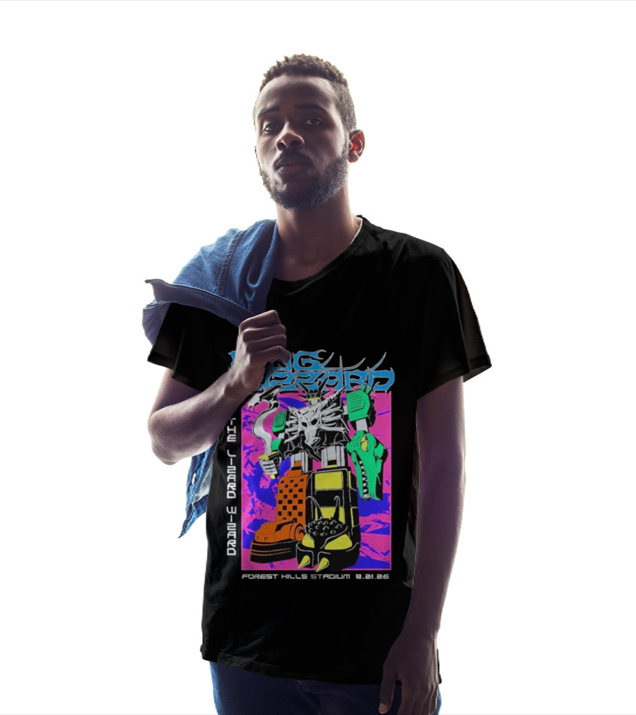 King Gizzard And The Lizard Wizard Forest Hills NY Night 2 August 21 2026 Stadium Show T-Shirt