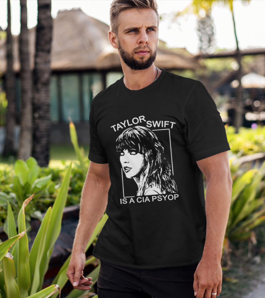 Kirk Hammett Wearing Taylor Swift Is A CIA Psyop T-Shirt