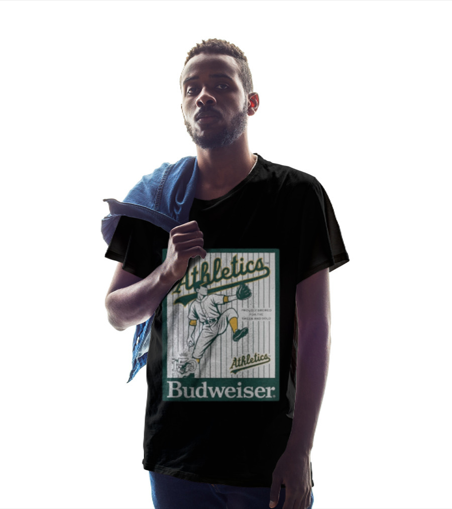 Athletics Budweiser 150th Anniversary Proudly Brewed For The Green And Gold T-Shirt