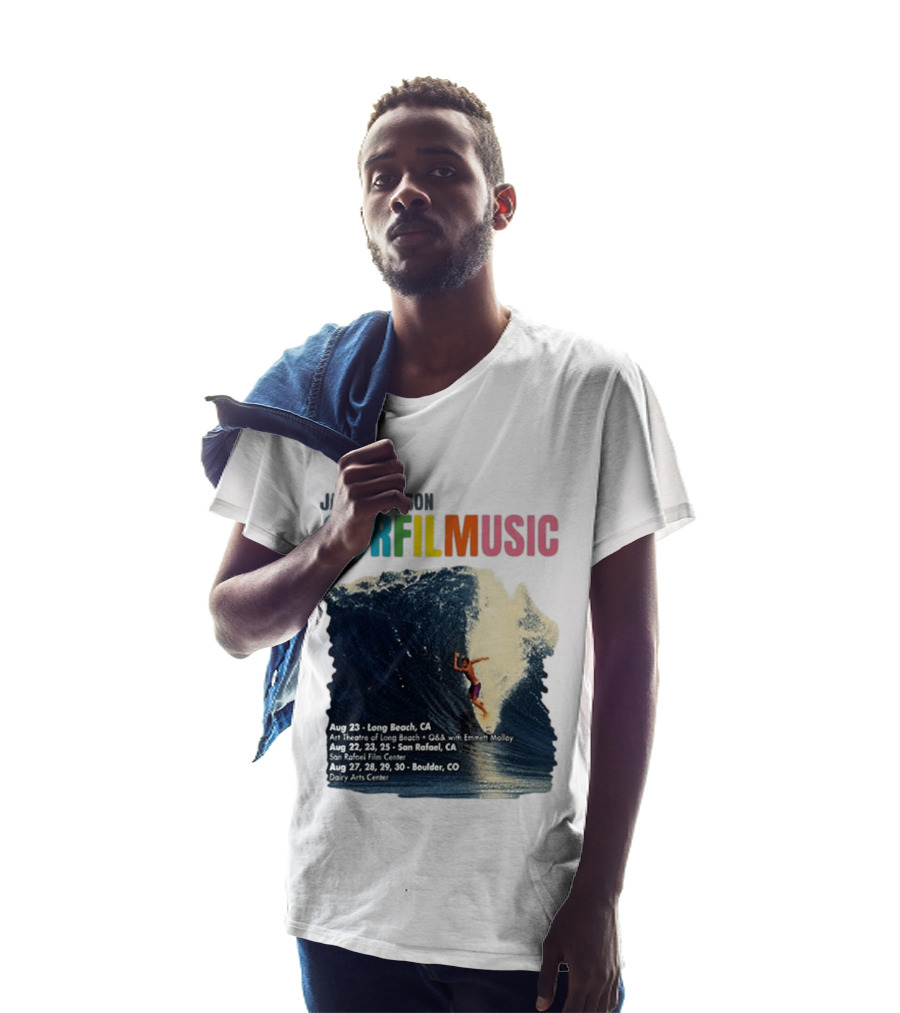 Jack Johnson Surf Film Music Long Beach Art Theatre Aug 23 2026 T-Shirt