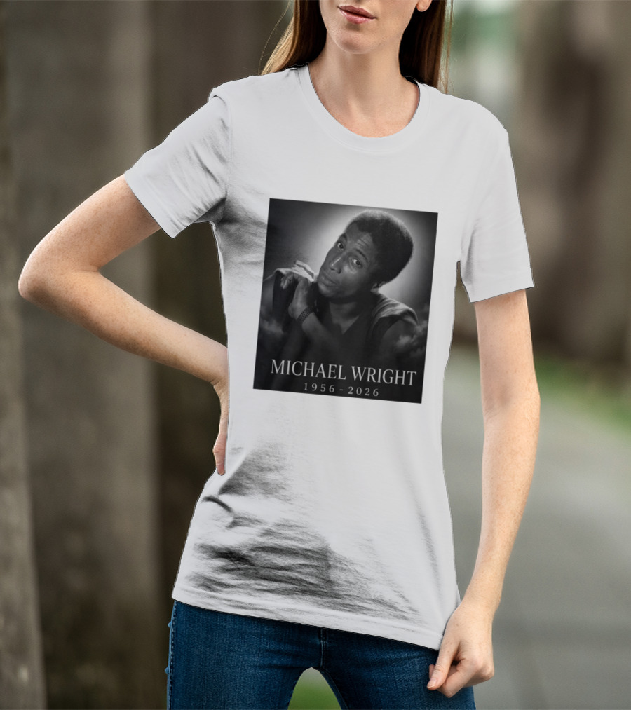 Michael Wright 1956 2026 Memoriam T-Shirt