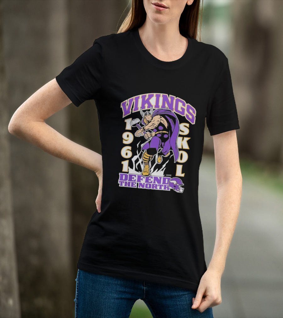 Vikings Defend The North Skol 1961 Minnesota T-Shirt