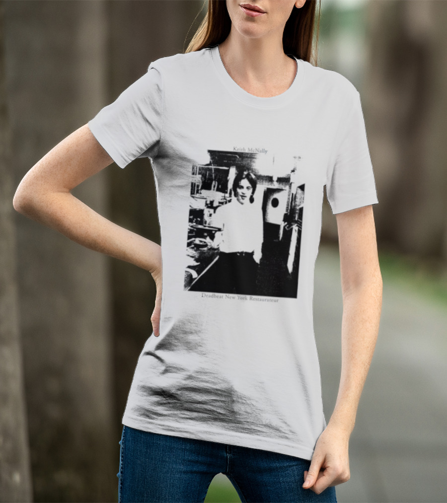 Keith McNally Dead Beat New York Restaurateur Black And White T-Shirt